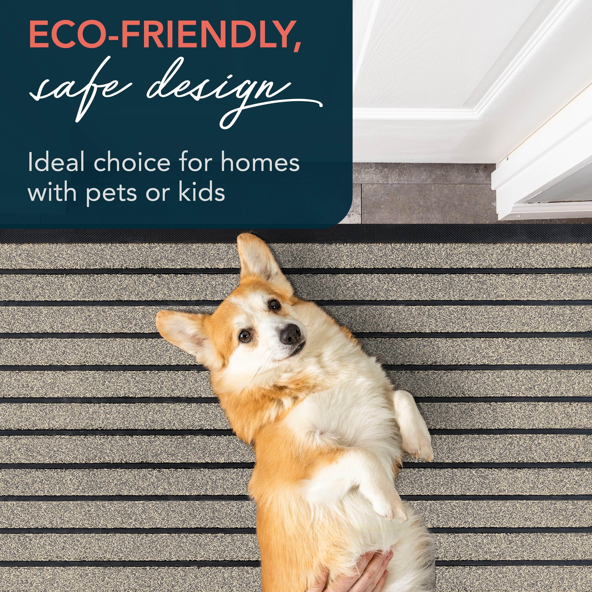 ubdyo extra-large 47x32 entry rug suits patios, foyers, and wide entrances.