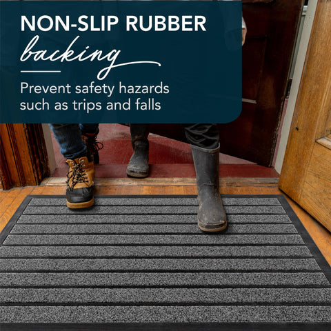 UBDYO Large entrance mat handles high-traffic areas with ease.