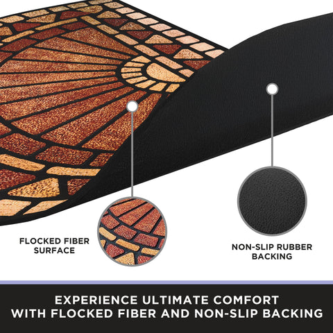ubdyo Low-pile outdoor doormat offers quick door clearance and easy cleaning.