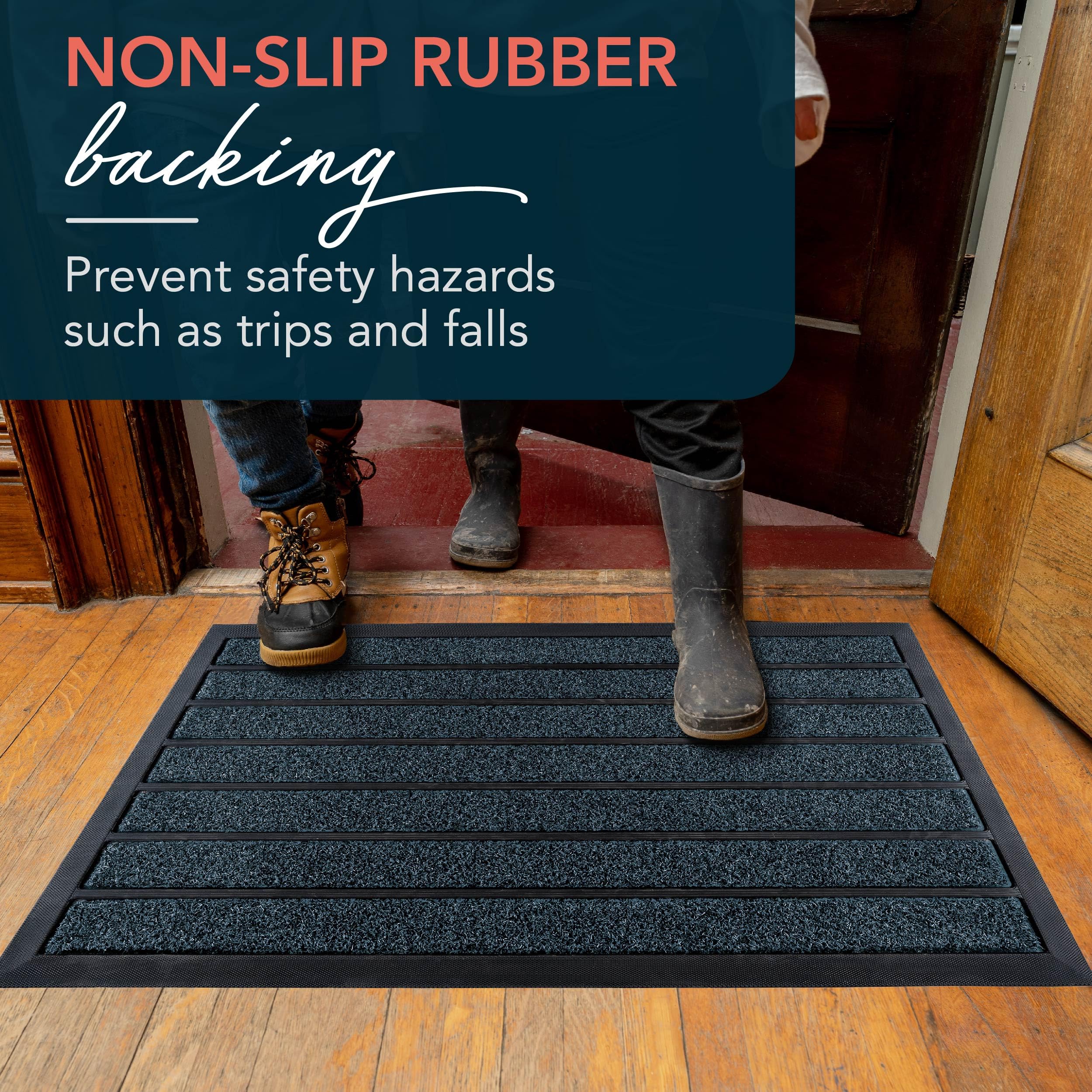 UBDYO modern stylish entrance door mat enhances curb appeal.