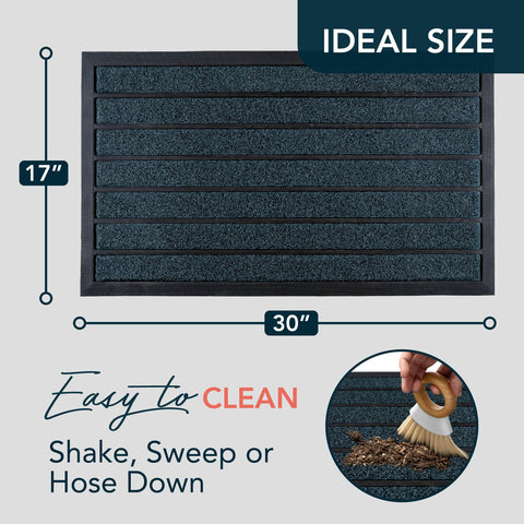 UBDYO non-slip leak-proof door mat prevents slipping during rain.