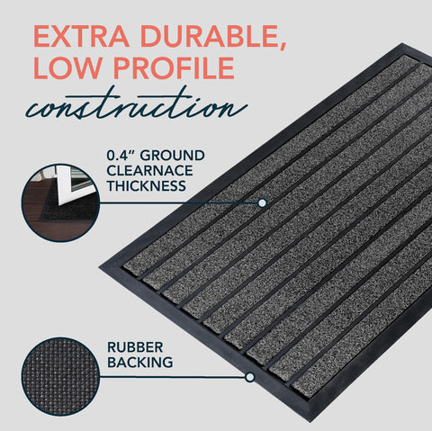 ubdyo outdoor mat easy-clean surface resists dirt and debris