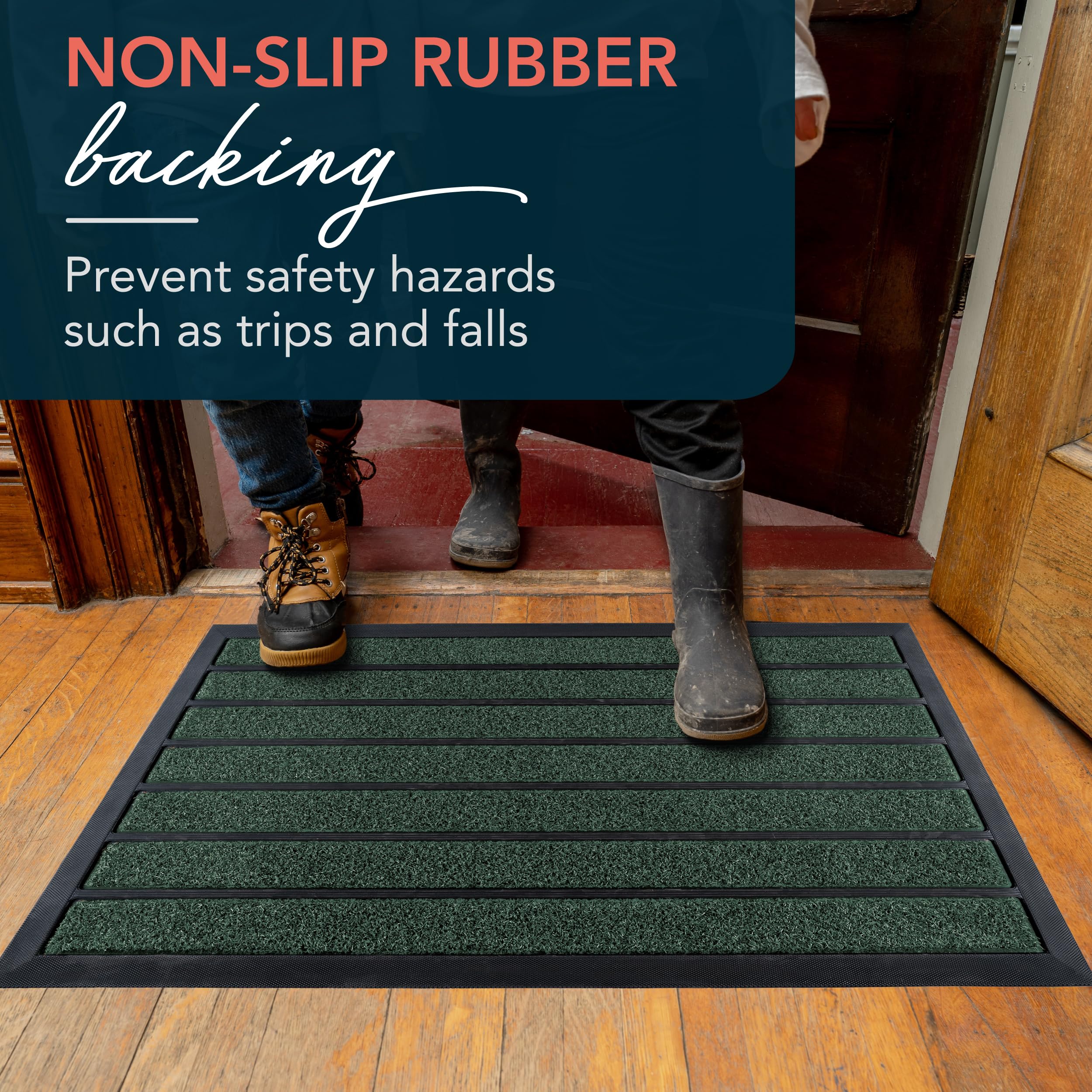 ubdyo outdoor indoor use mat, versatile for patios and verandas.