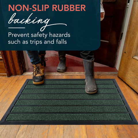 ubdyo outdoor indoor use mat, versatile for patios and verandas.