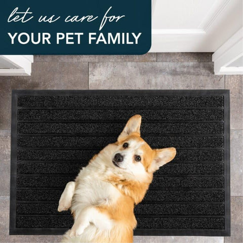UBDYO outdoor indoor front mat performs well in wet weather
