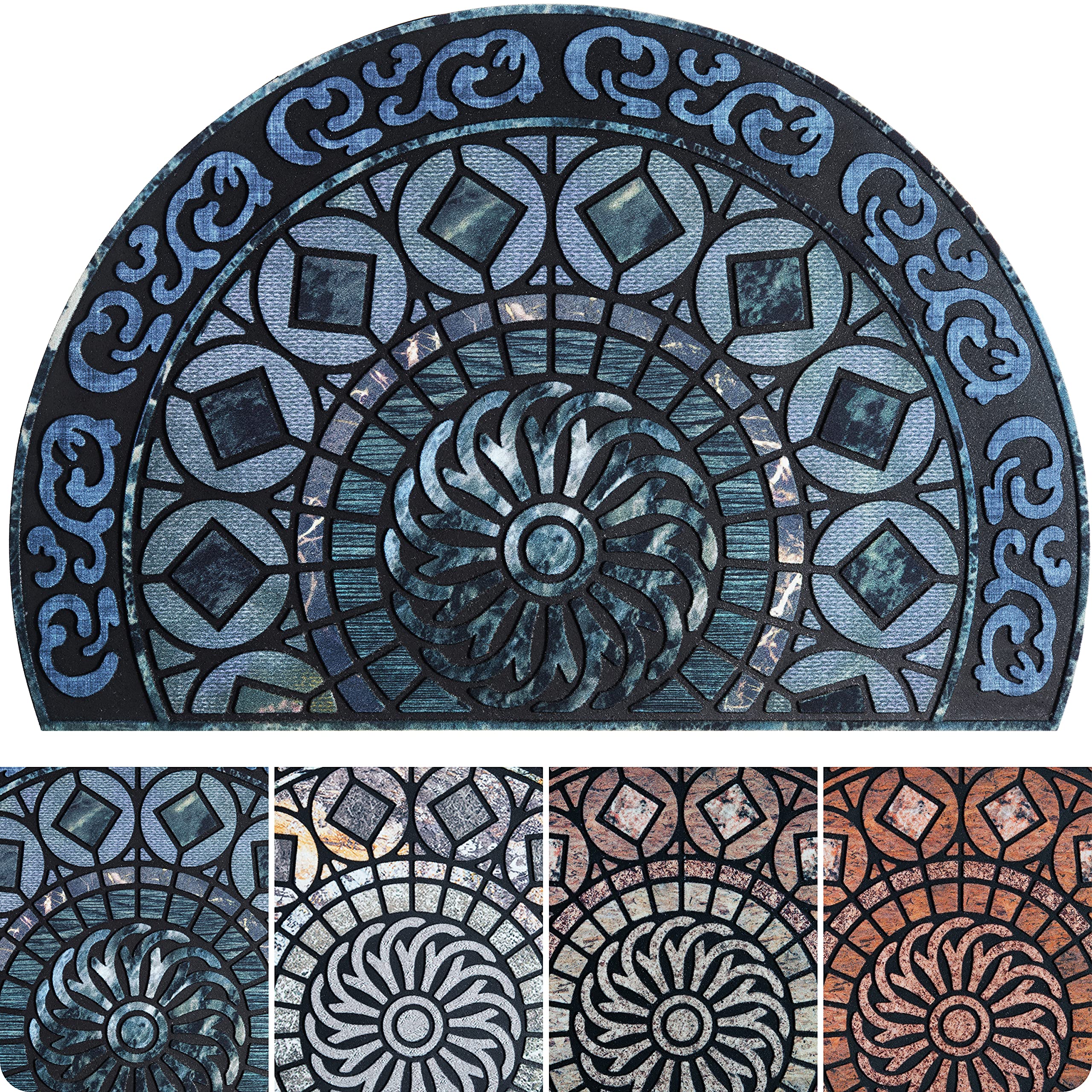 ubdyo warm stylish front door mat full 23x35 display traps dirt at entry