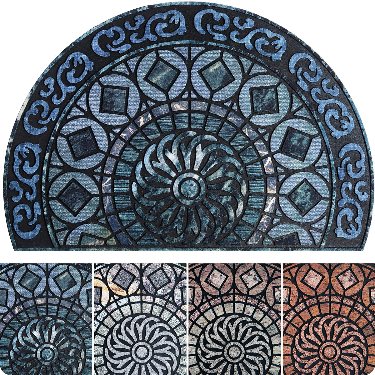 ubdyo warm stylish front door mat full 23x35 display traps dirt at entry