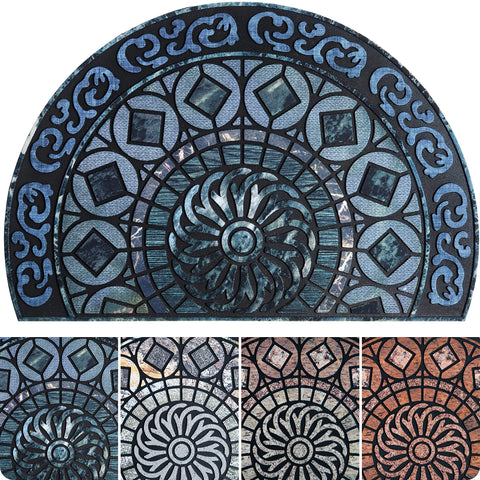 ubdyo warm stylish front door mat full 23x35 display traps dirt at entry