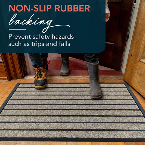 ubdyo weather-ready door mat resists rain and snow for steady performance.