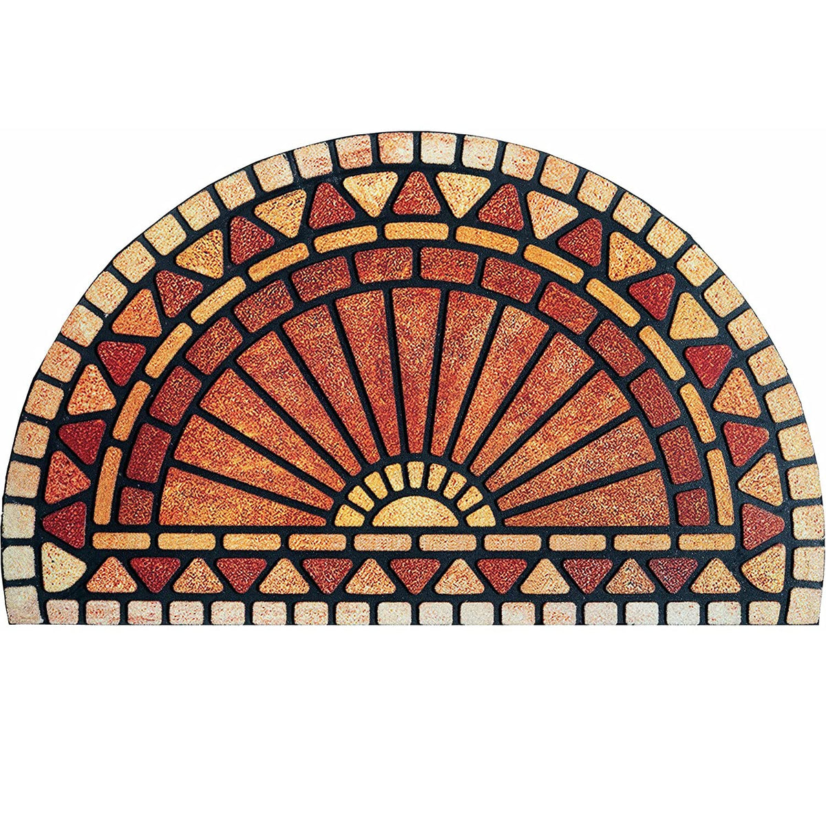 ubdyo Welcome in Style front door mat traps dirt at the entry and looks inviting.