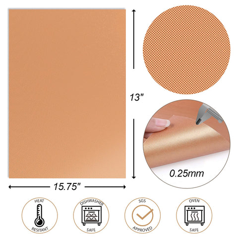 UBeesize copper grill mat being cleaned under faucet for easy cleanup