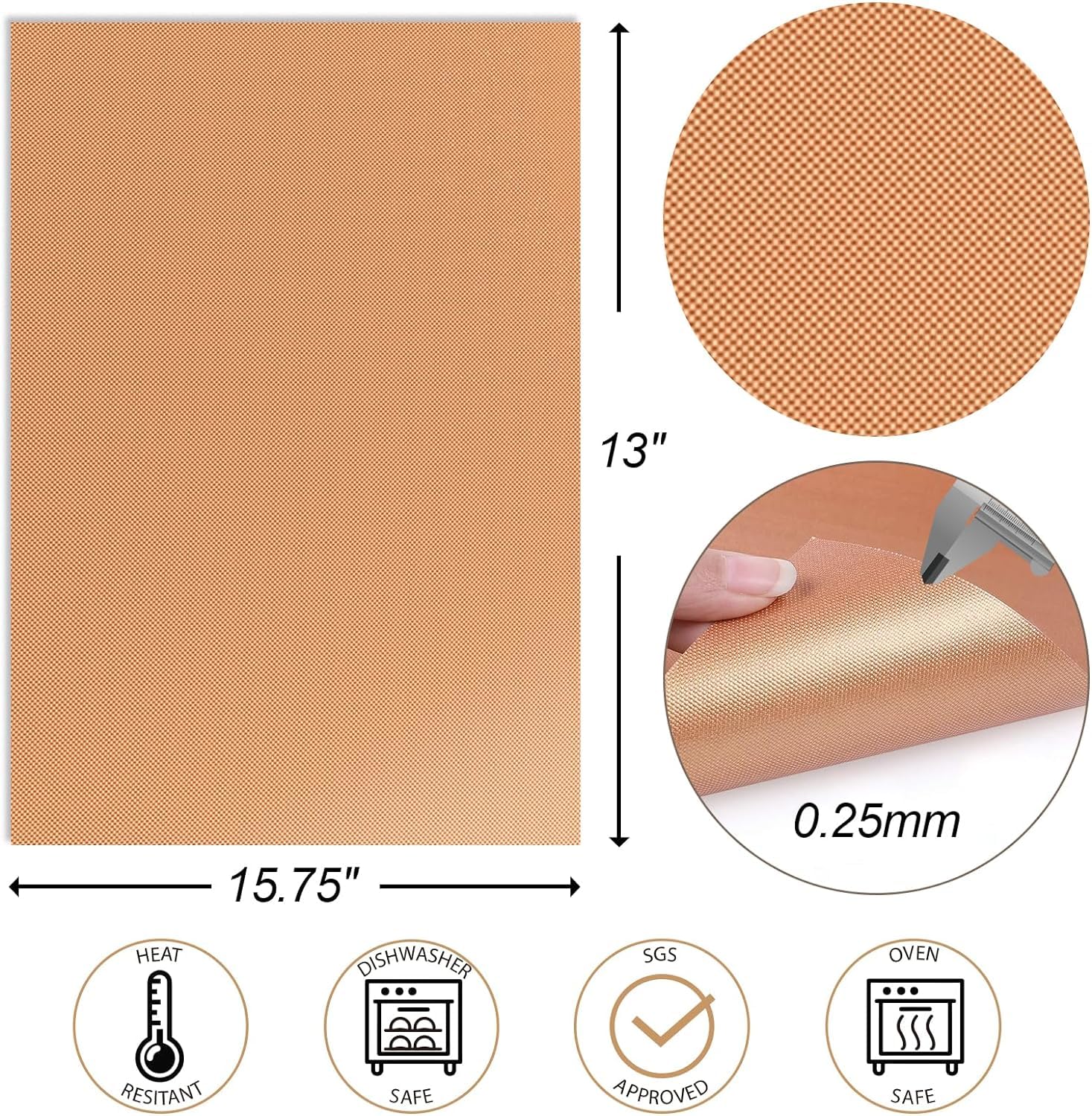 UBeesize grill mat cut to fit a custom grill space.