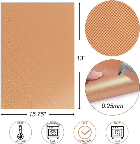 UBeesize grill mat cut to fit a custom grill space.