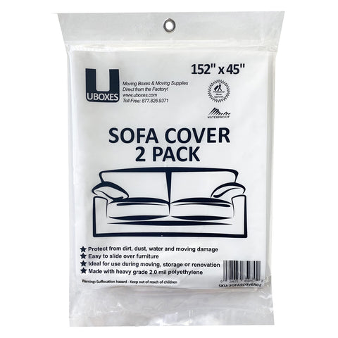 UBOXES sofa-moving-cover-2pack on display showing protective design for transport.