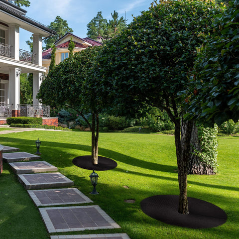 UCandy degradable tree protector mat is eco-friendly and easy to install.