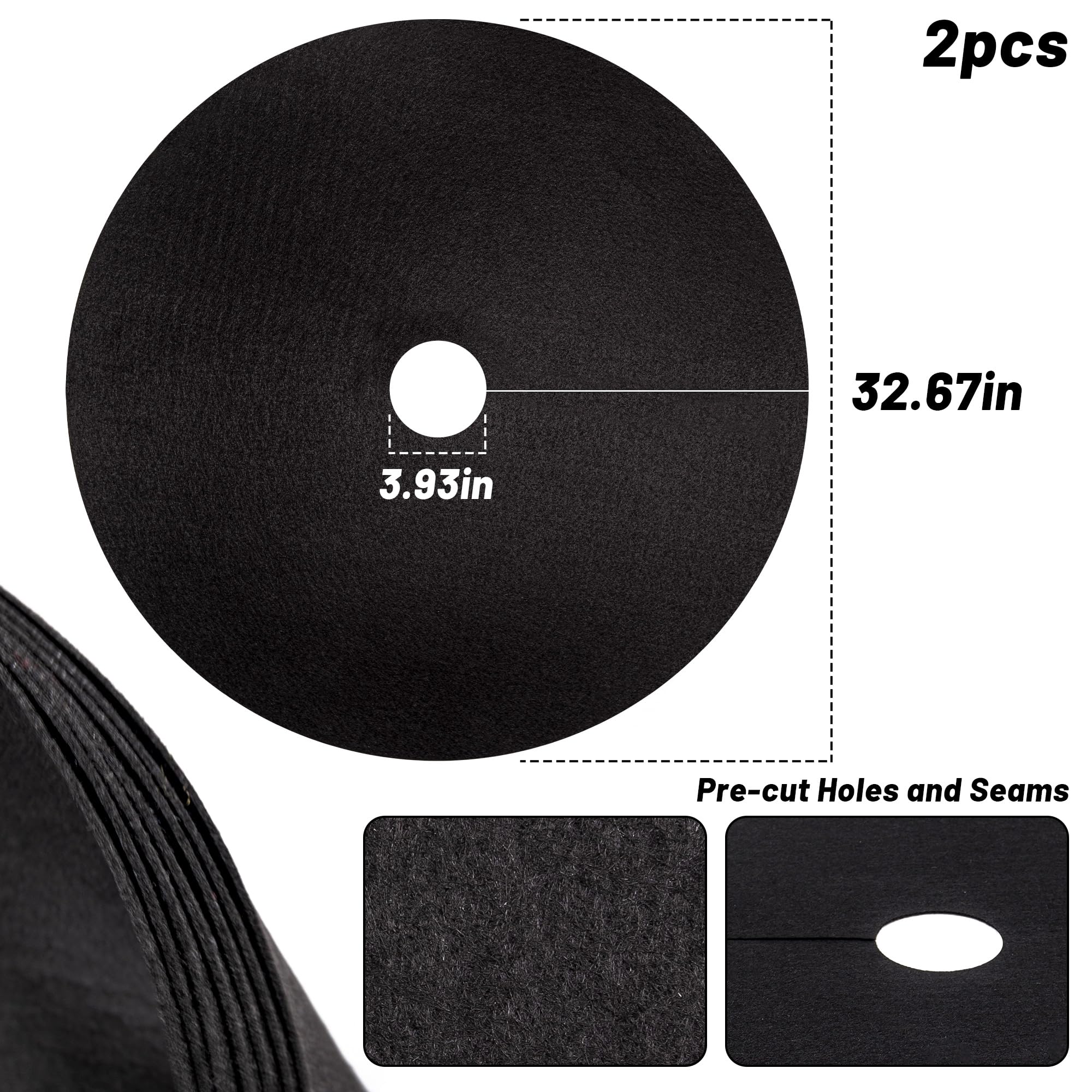 UCandy easy-install weed-control ring simplifies fitting around trees.