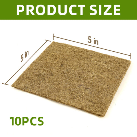UCandy jute grow mat tray setup shows compact microgreen growing surface
