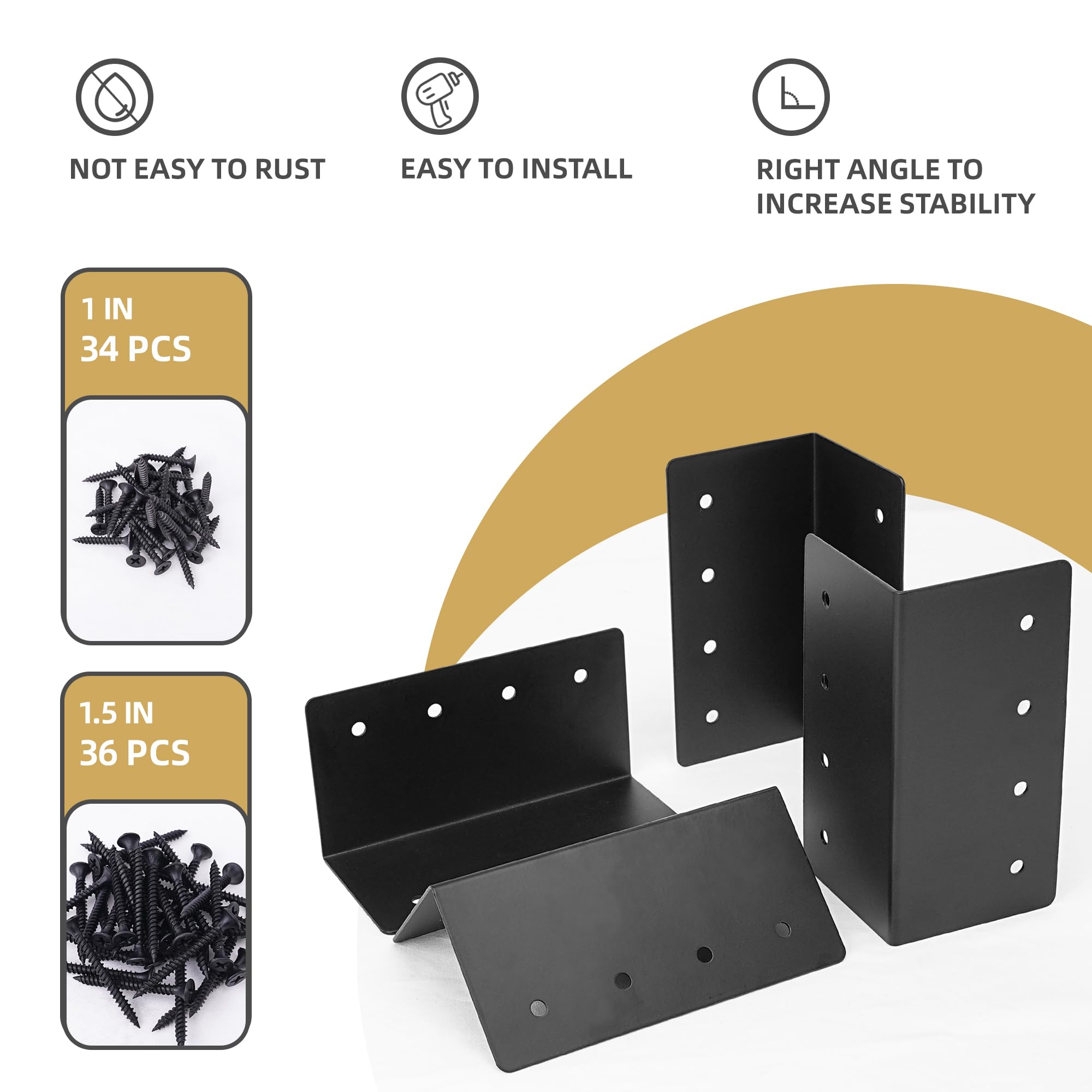 UCandy screw pack included supports quick, secure assembly of garden bed corners