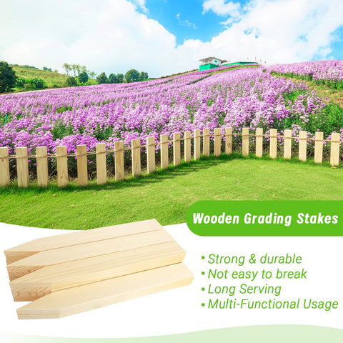 UCandy silt fence installation with sturdy wooden stakes for yard projects.
