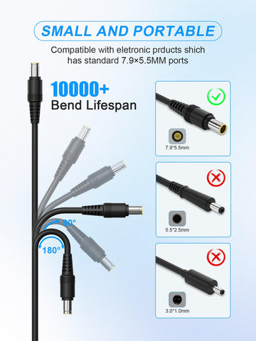Durable rubber strap for tidy cable management.