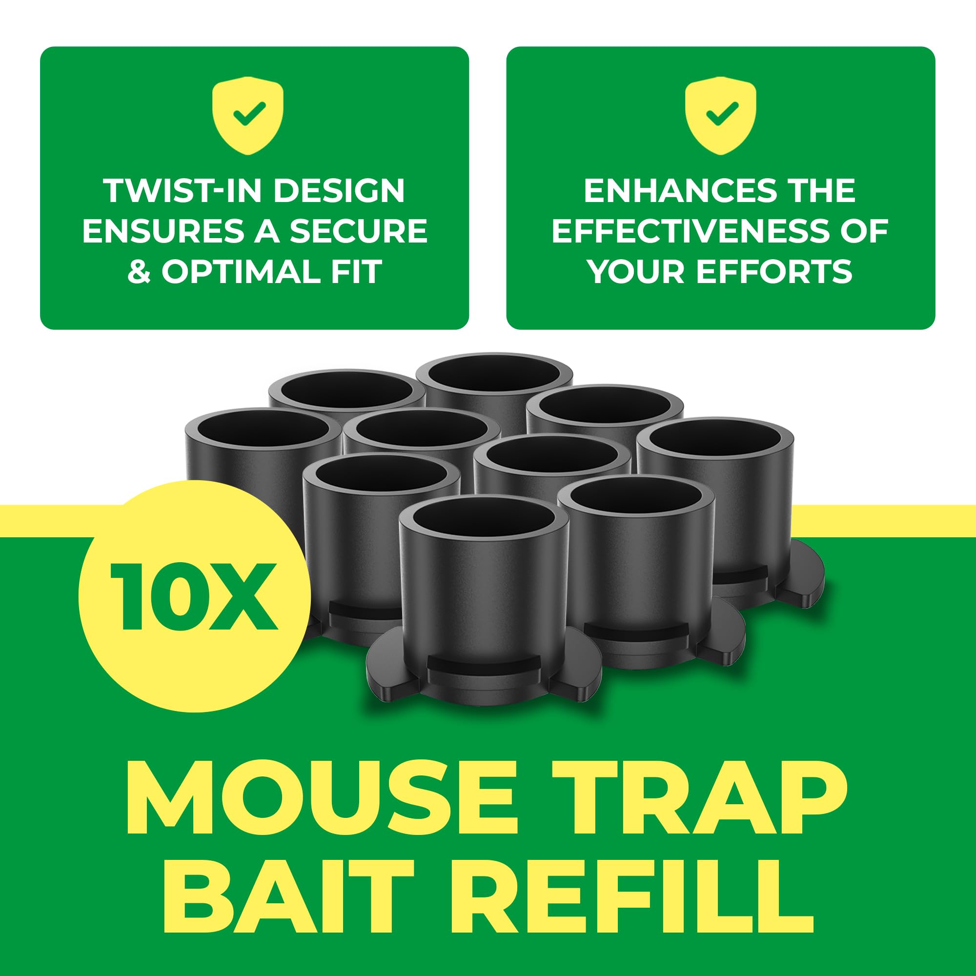 UCatch hands-free setup enables safe bait replacement.