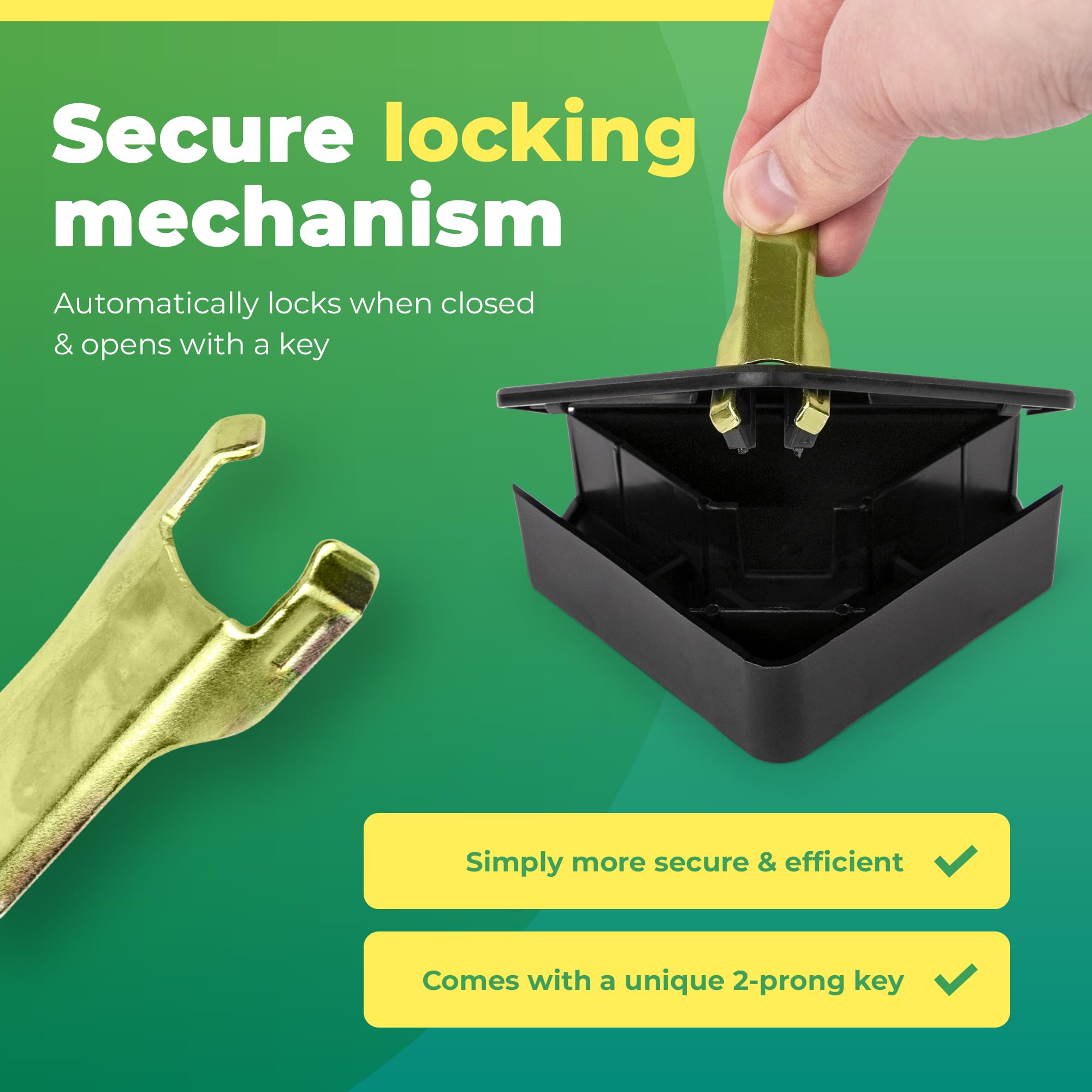 UCatch LockBait Pro makes refills quick, simplifying routine pest control.
