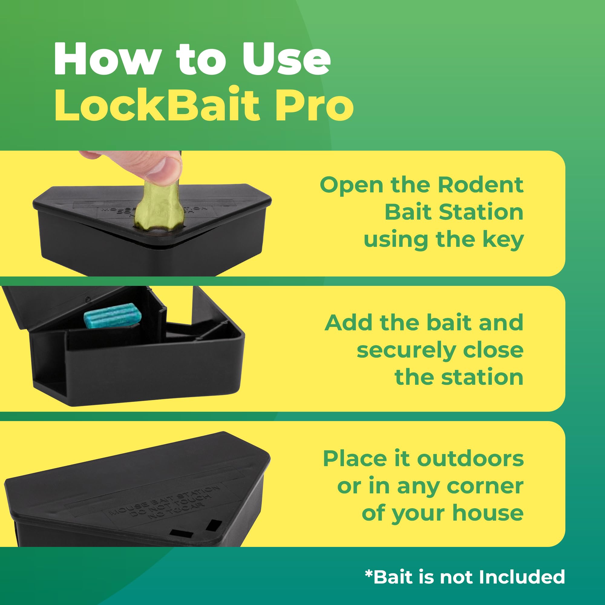 UCatch LockBait Pro supports 6- or 12-pack options for scalable control.