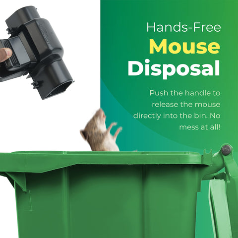 UCatch rat trap with concealed mechanism to protect pets and family