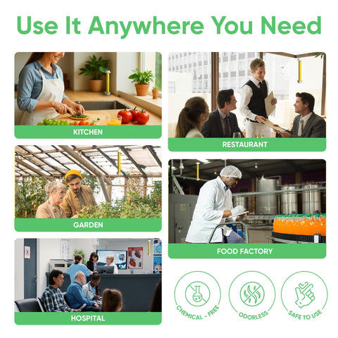 UCatch 4-pack packaging highlights chemical-free pest control.