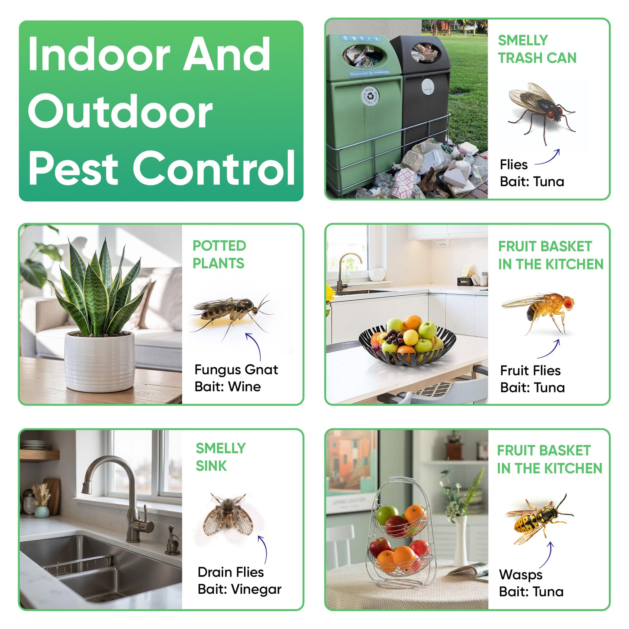 UCatch results toward a pest-free dining area without sprays.