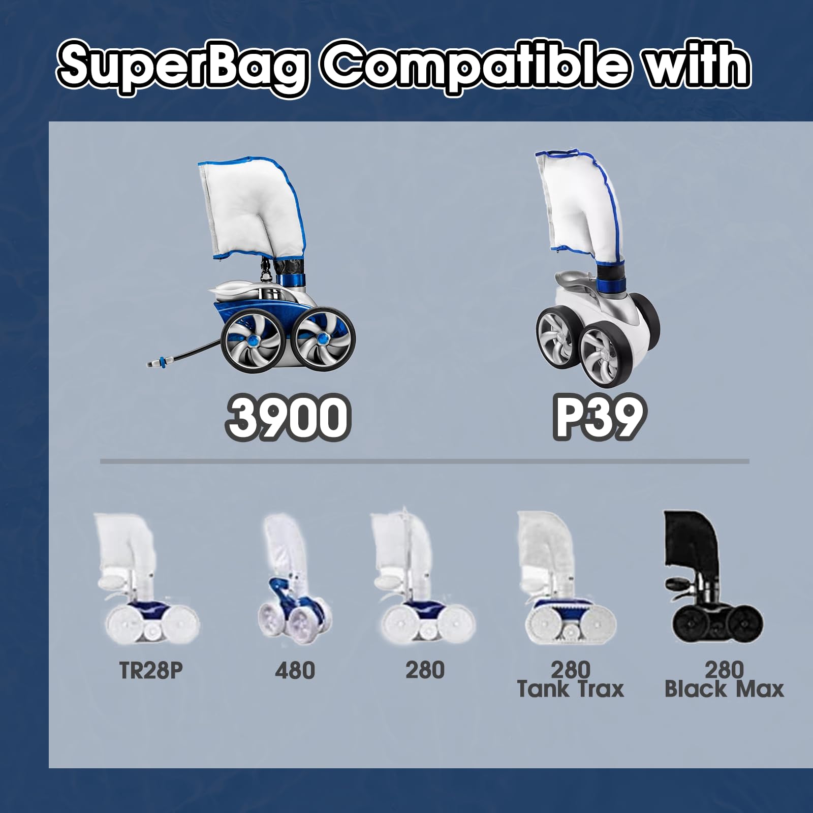 UCEDER 5-liter debris capacity capturing leaves, sand, and dirt for fewer maintenance trips
