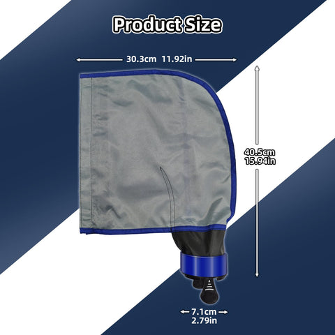 UCEDER dual-compartment zipper closeup highlighting smooth operation and rust resistance