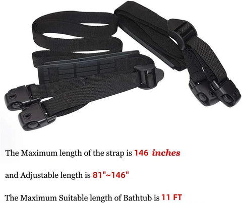 UCEDER heavy-duty straps, 1 inch wide for outdoor durability