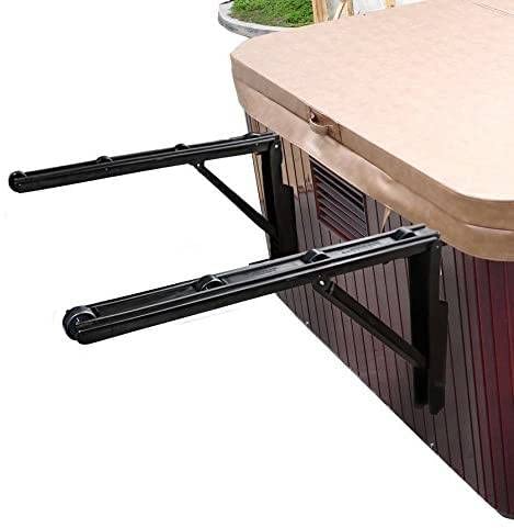 UCEDER hot tub cover lift demonstrates easy, smooth lifting for spa access.