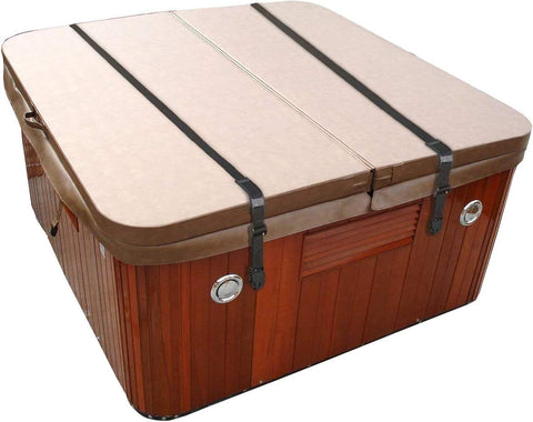 UCEDER hot tub cover straps 72-127 inches secure wind and rain.