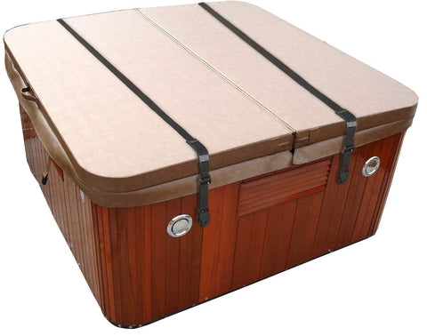 UCEDER hot tub cover wind straps with end clips for secure attachment