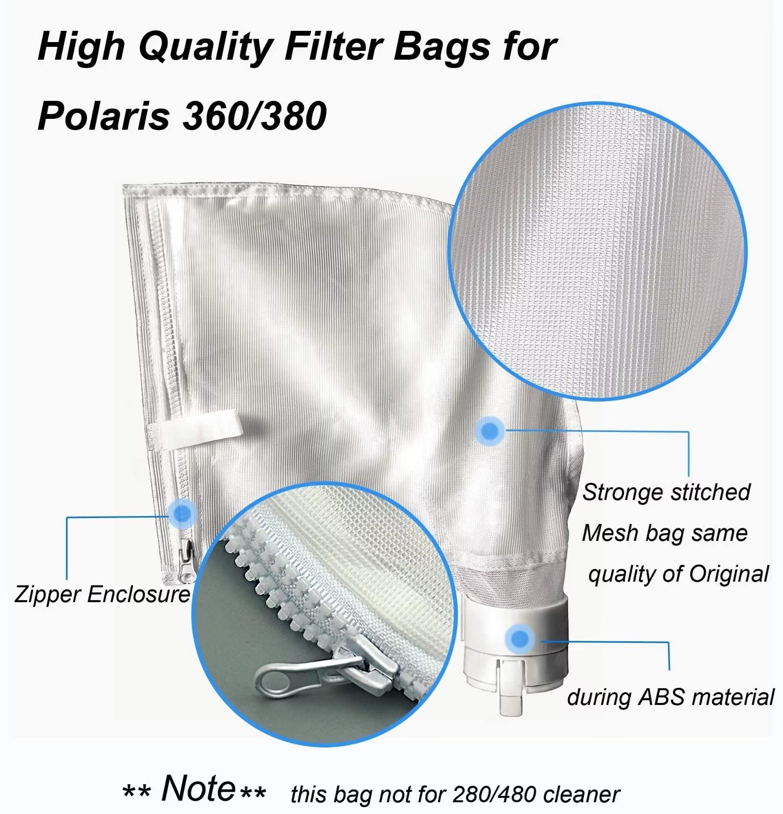 UCEDER bag demonstrates compatibility with Polaris square-prong clips.