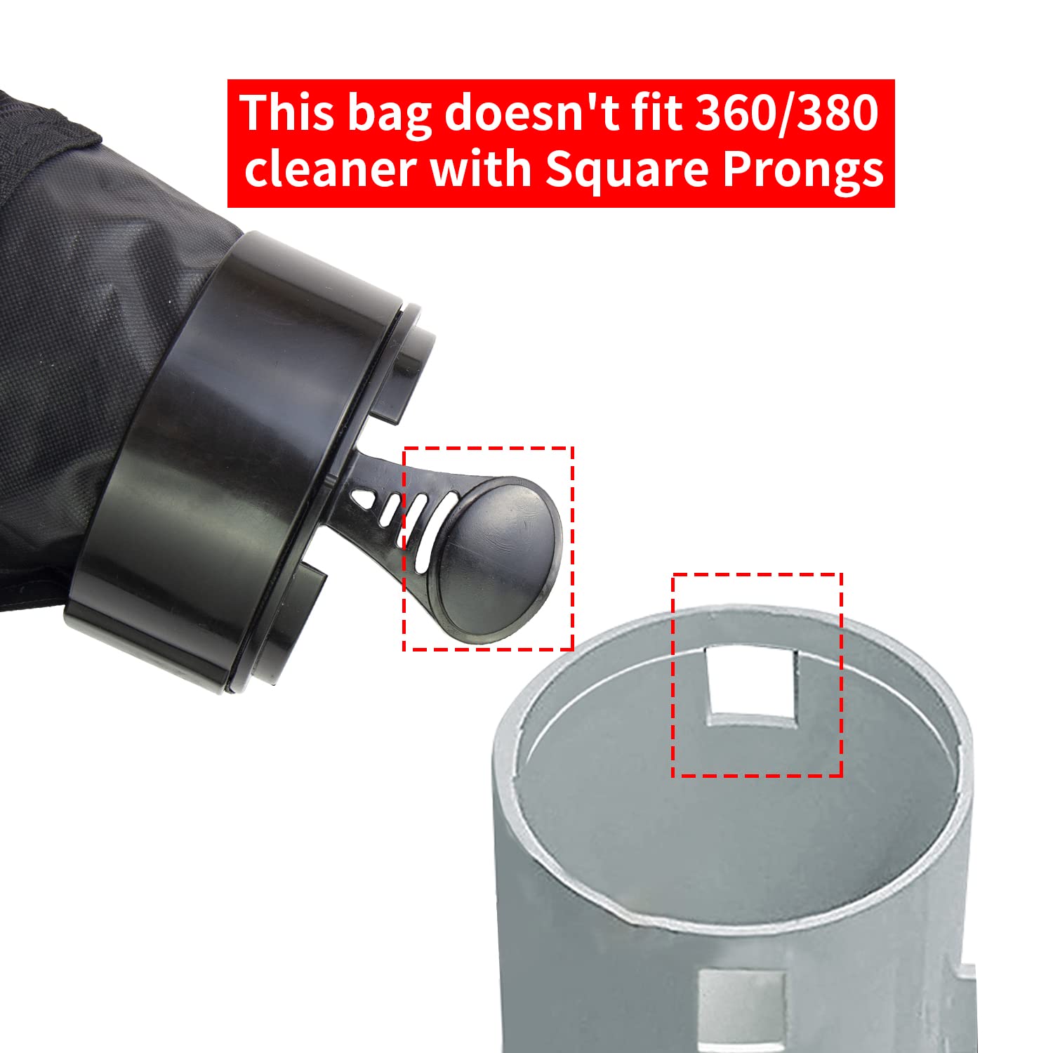 UCEDER Polaris bag zipper closure close-up highlighting resin zipper