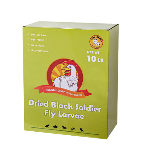 UCM Group 10lb dried BSF larvae for chicken treats with calcium