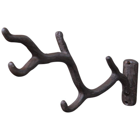 UD GSM tree branch plant hook for hanging plants, feeders, or wind chimes with rustic charm.