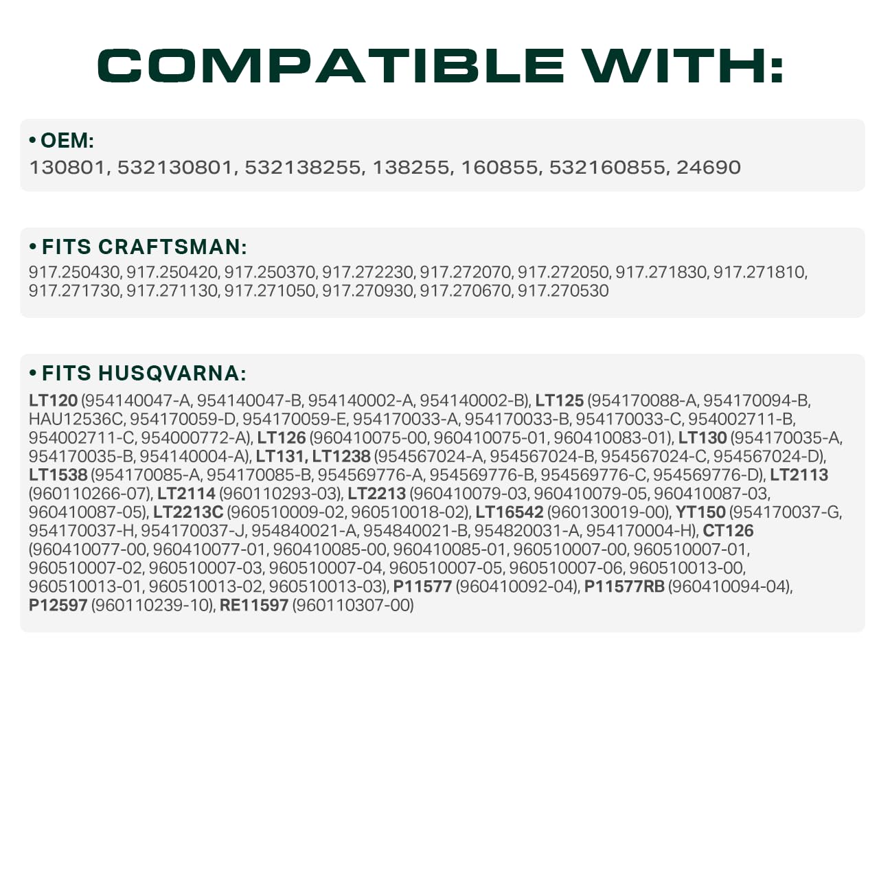 UDC Mower Belts 130801 aramid cord close-up emphasizes strength and flexibility.