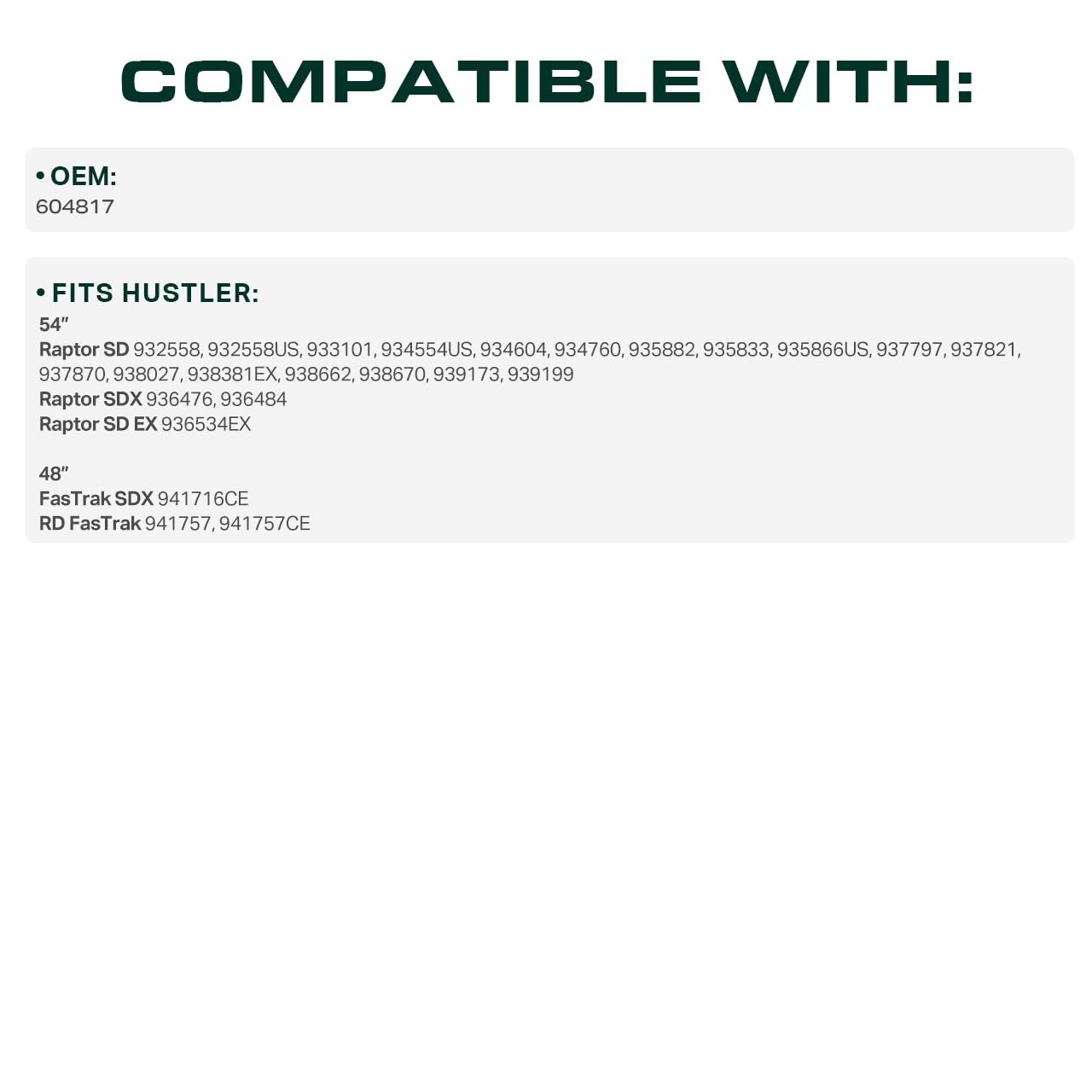 UDC Mower Belts 604817 aramid cord detail emphasizes strength and longevity in use.