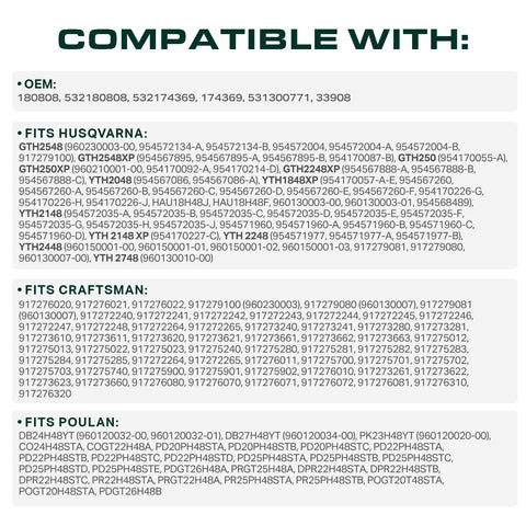 UDC Mower Belts 89-inch dimension label confirms precise width and length for a proper fit.