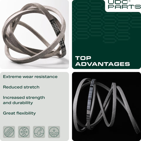 Deck compatibility graphic for 48A and 54A configurations