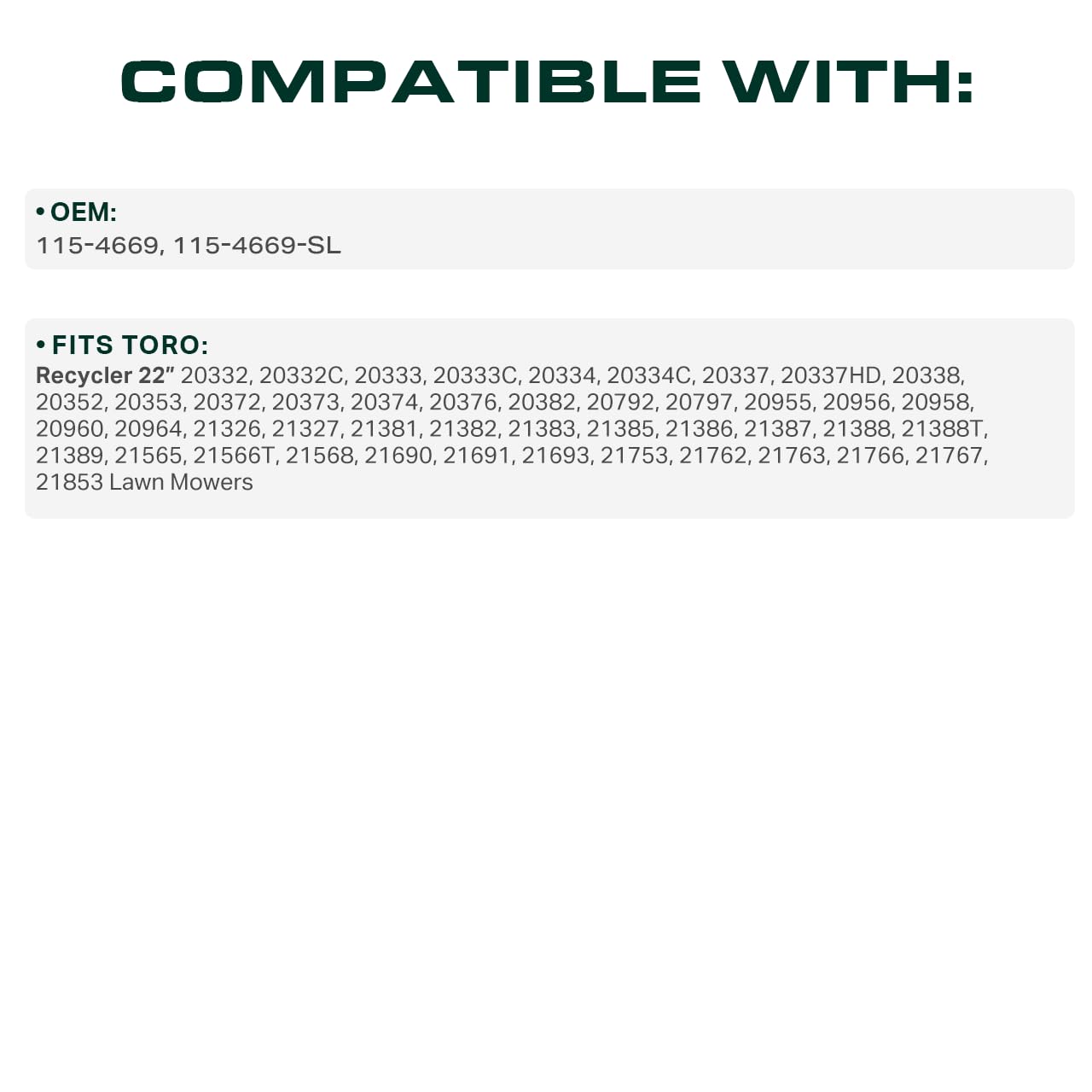 UDC Mower Belts natural rubber body and two-layer cover for durability.