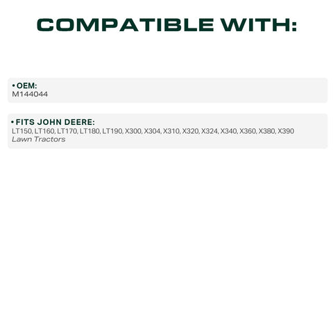 UDC Mower Belts two-layer wrap cover resists wear during mowing