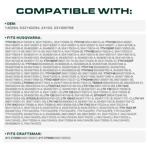 UDC Mower Belts 82-25-inches-length precise sizing for many mower models