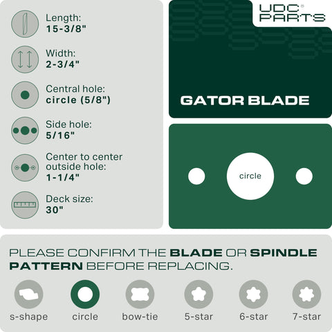 UDC Parts blade for Toro TurfMaster 30-inch, durable steel