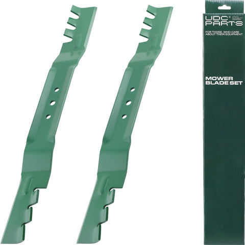 UDC Parts 131-4547-03 lawn mower blade for Toro Recycler front view shows durable steel construction.
