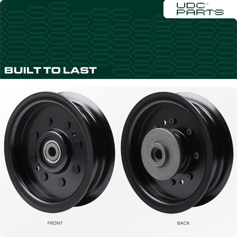UDC Parts 196104 idler pulley dimensions chart highlighting precise fit.